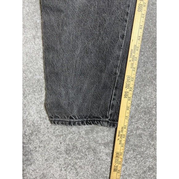 Gitano High Waist Mom Jeans Womens Size 16 Short Relaxed‎ Fit Faded Black Denim - Picture 13 of 14